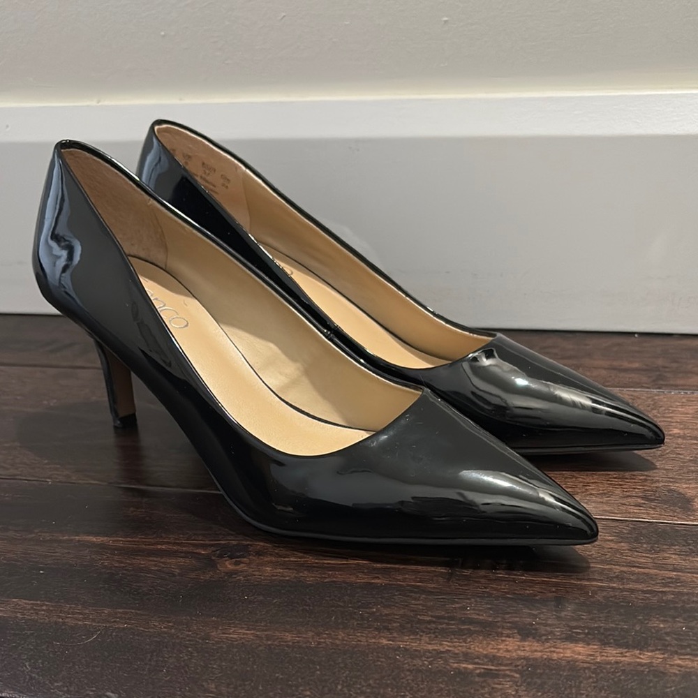 Black Patent Leather Pumps